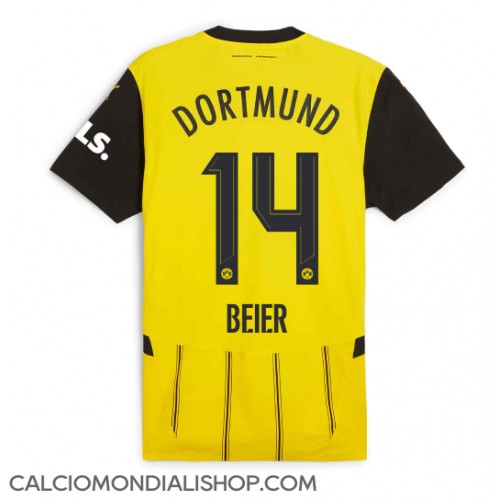 Maglie da calcio Borussia Dortmund Maximilian Beier #14 Prima Maglia 2024-25 Manica Corta